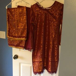 Summer jacquard dress